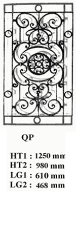 Türgitter gusseisen schmiedeeisen QP