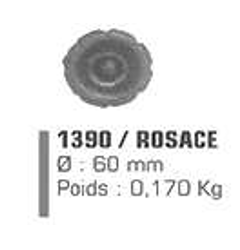 Gusseiserne rosette 1390