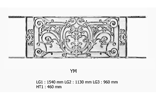 Balkongeländer Geländer Balustrade YM