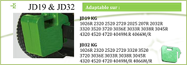 Ballastgewicht für Traktoren john deere - JD19 und JD32